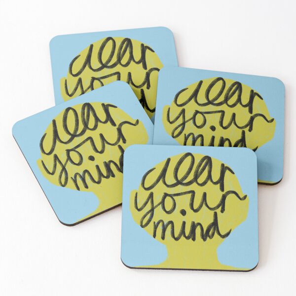 Item preview, Clear Your Mind Typography designed and sold by louweasely.