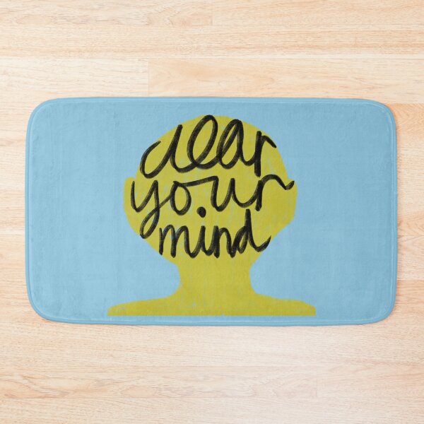 Item preview, Clear Your Mind Typography designed and sold by louweasely.