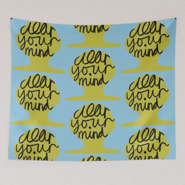 Item preview, Clear Your Mind Typography designed and sold by louweasely.