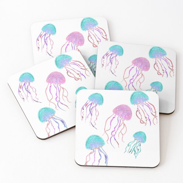 Item preview, Neon Jelly Fish Dance Party designed and sold by essentialimage.