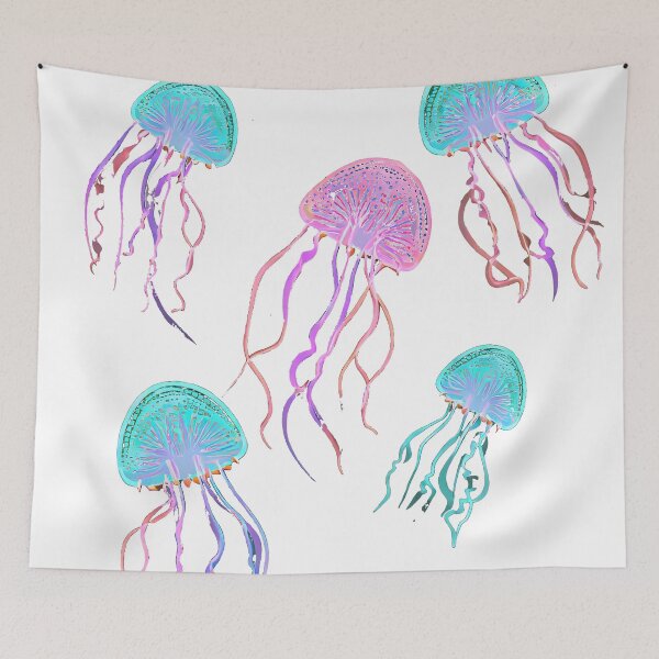 Item preview, Neon Jelly Fish Dance Party designed and sold by essentialimage.