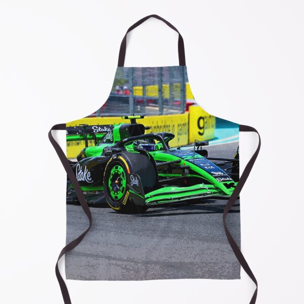 Item preview, Zhou Guanyu racing his 2024 F1 car during the Miami Grand Prix abstract designed and sold by Rodissimus1984.