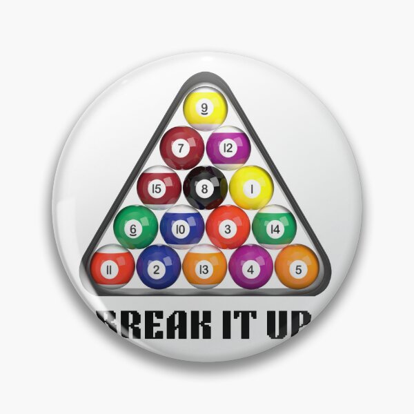 Item preview, Cool Break It Up Playing Pool With Cue Billiards for Pool Players  designed and sold by julyperson.