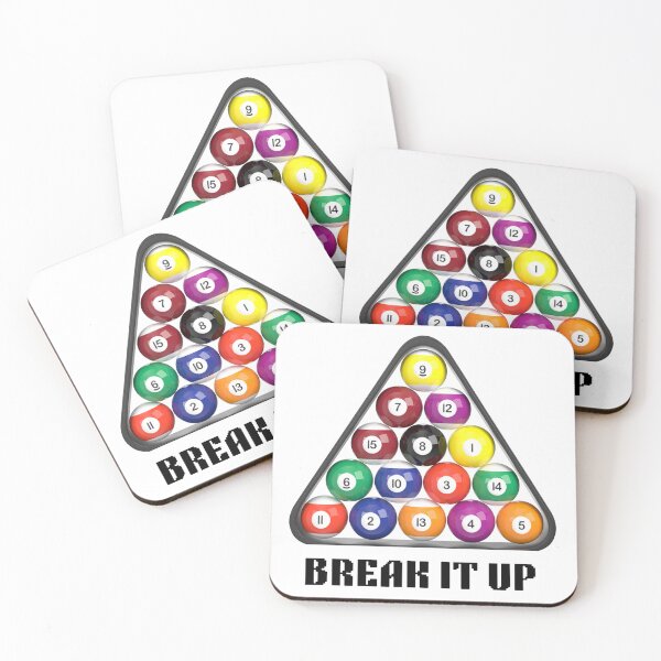 Item preview, Cool Break It Up Playing Pool With Cue Billiards for Pool Players  designed and sold by julyperson.