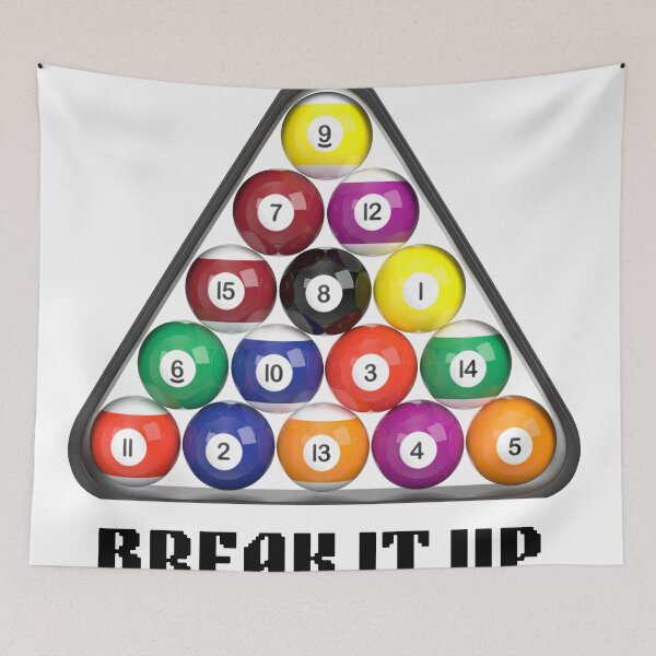 Item preview, Cool Break It Up Playing Pool With Cue Billiards for Pool Players  designed and sold by julyperson.