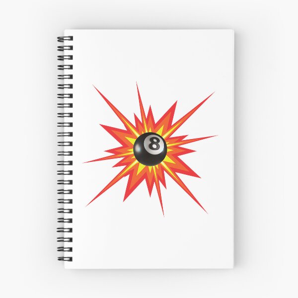 Item preview, Eight Ball Cool Explosion Playing Pool With Cue Billiards for Pool Players  designed and sold by julyperson.