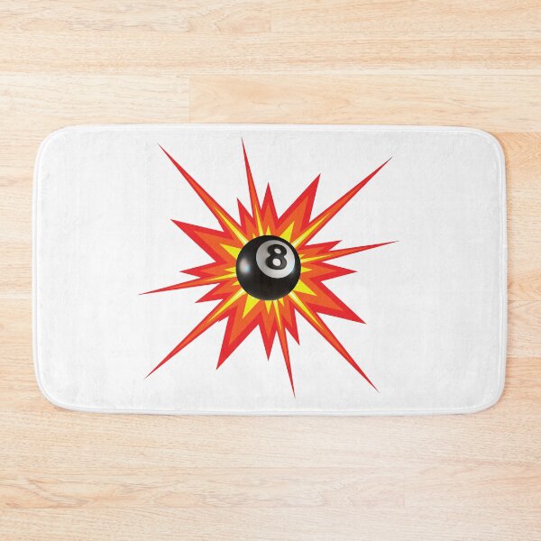 Item preview, Eight Ball Cool Explosion Playing Pool With Cue Billiards for Pool Players  designed and sold by julyperson.