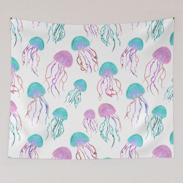 Item preview, Neon Jelly Fish Dance Party designed and sold by essentialimage.