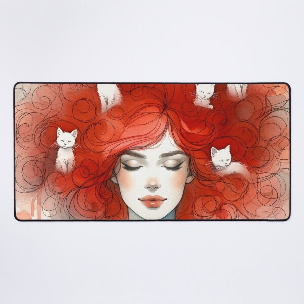 Item preview, Redhead's Dream: Whispers Among Whiskers designed and sold by LuminShadowArt.