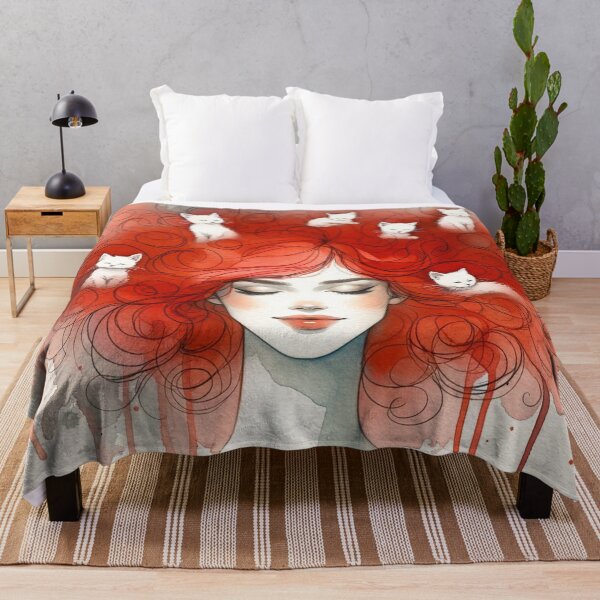 Item preview, Redhead's Dream: Whispers Among Whiskers designed and sold by LuminShadowArt.