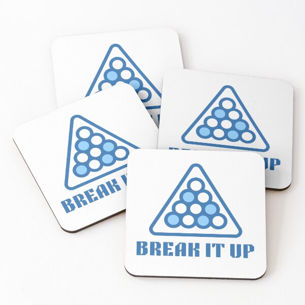 Item preview, Cool Break It Up Playing Pool Billiard Balls Gift for Pool Players  designed and sold by julyperson.