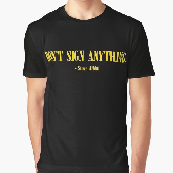 Item preview, Steve Albini designed and sold by John Villari.