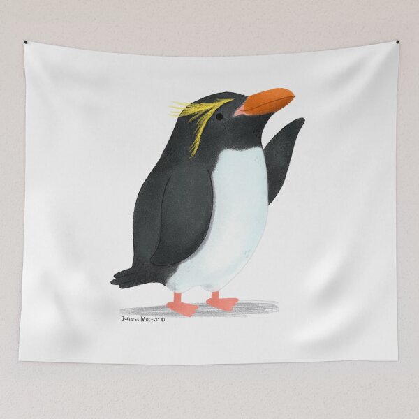 Item preview, Macaroni Penguin  designed and sold by julianamotzko.