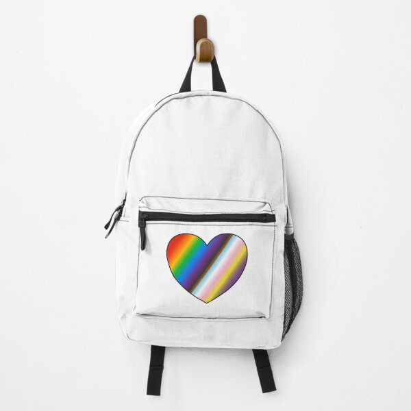 Item preview, Rainbow heart pride inclusive flag designed and sold by Inspirationmotivation.