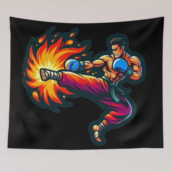 Item preview, Fire Kick - Kickboxing - Pretty designed and sold by Shtex.