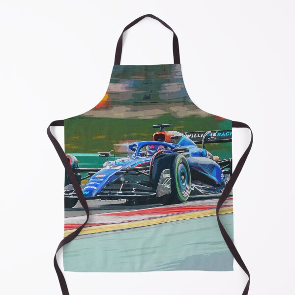 Item preview, Alexander Albon racing in the wet in his 2024 F1 car watercolor designed and sold by Rodissimus1984.