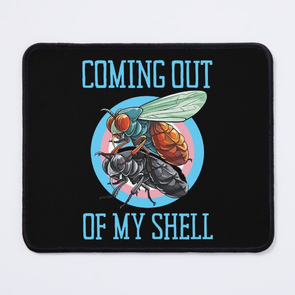 Item preview, Cicadas Summer, Coming Out Of My Shell, Best Gift for Cicada Brood Enthusiast LGBTQ Transgender Flag Colors designed and sold by Savchuk-Vova.