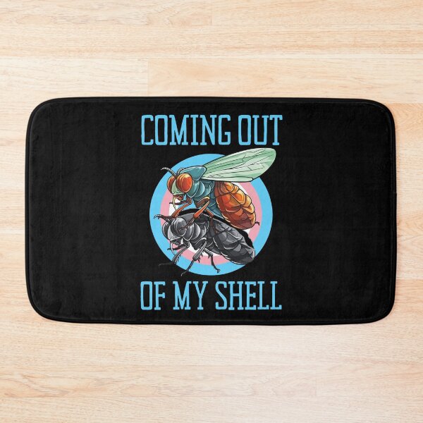 Item preview, Cicadas Summer, Coming Out Of My Shell, Best Gift for Cicada Brood Enthusiast LGBTQ Transgender Flag Colors designed and sold by Savchuk-Vova.