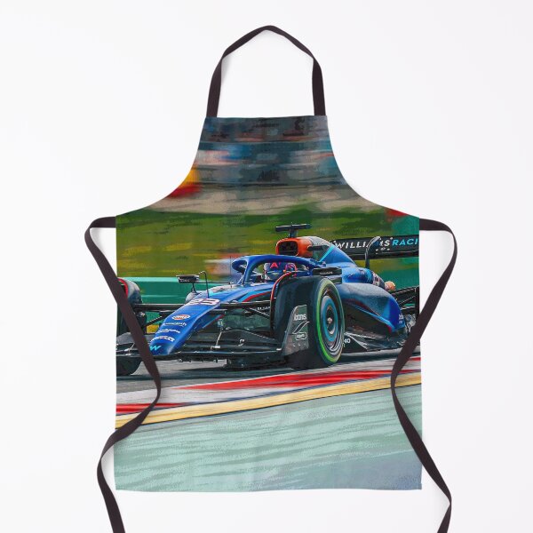 Item preview, Alexander Albon racing in the wet in his 2024 F1 car abstract designed and sold by Rodissimus1984.