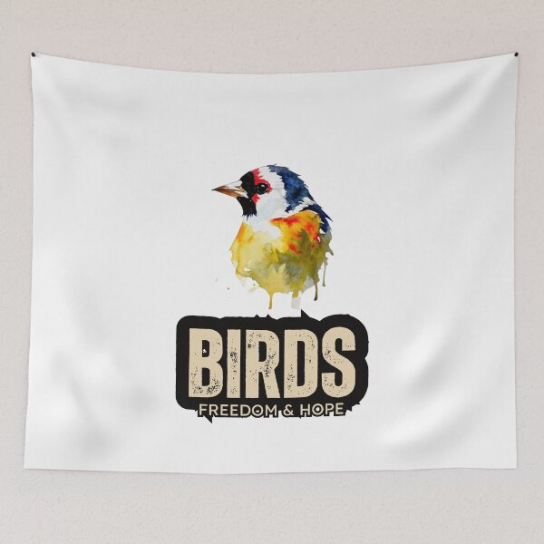Item preview, Birds freedom and hope- Goldfinch designed and sold by PatronesKawai.