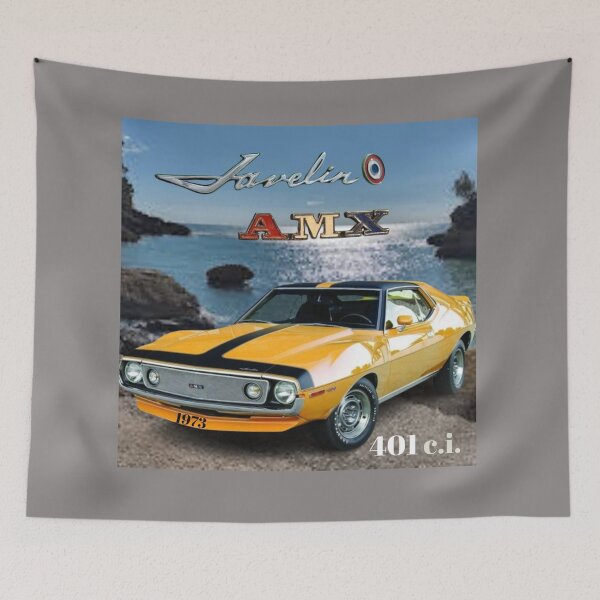 Item preview,  "Rev Up Your Walls: Vintage 1973 AMC Javelin AMX Art" designed and sold by Mrpalaad.