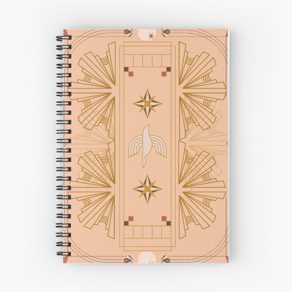 Item preview, Peachy Art Deco designed and sold by Kristen-Hero.