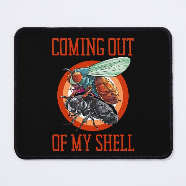 Item preview, Cicadas Summer, Coming Out Of My Shell, Best Gift for Cicada Brood Enthusiast LGBTQ Lesbian Flag Colors designed and sold by Savchuk-Vova.