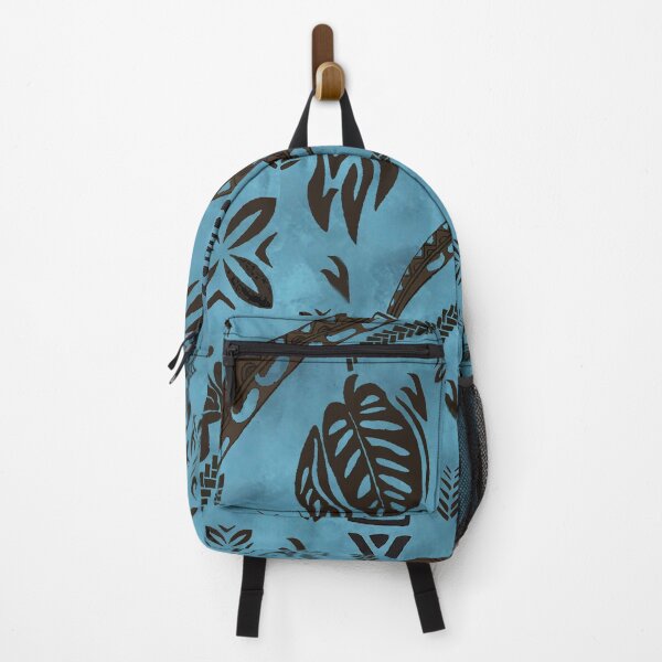 Item preview, Hawaiian Tapa Icons in Ocean Blue designed and sold by J Marielle Designs.