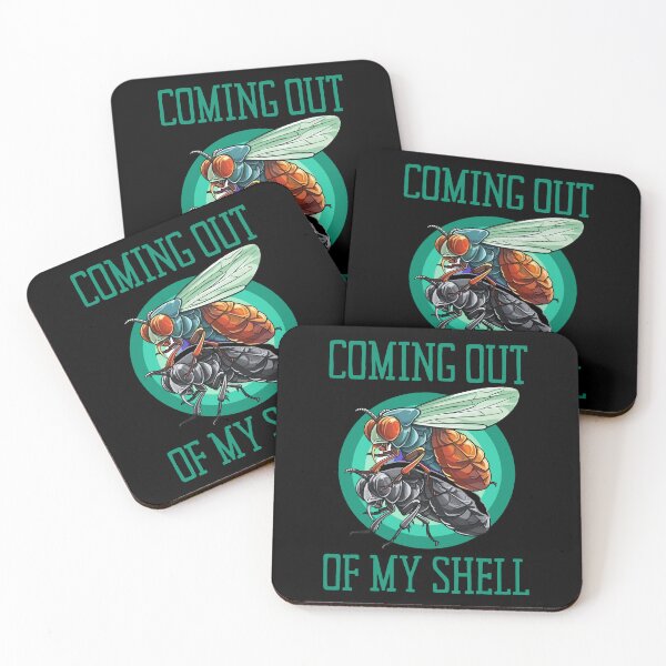 Item preview, Cicadas Summer, Coming Out Of My Shell, Best Gift for Cicada Brood Enthusiast LGBTQ Gay Flag Colors designed and sold by Savchuk-Vova.