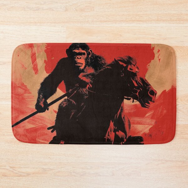 Item preview, "Battle-Ready Ape Warrior" - Inspirational War Artwork Poster designed and sold by Juuskus.