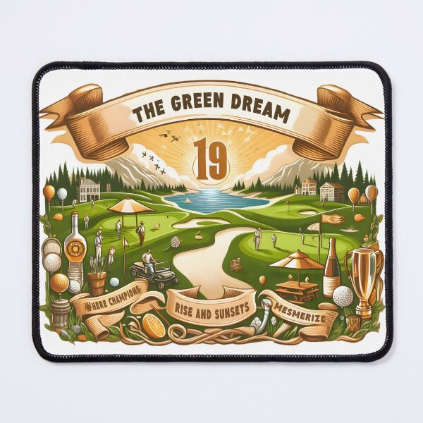 Item preview, Sunset Swing Golfer’s Green Dream designed and sold by SportsT-Shirts.