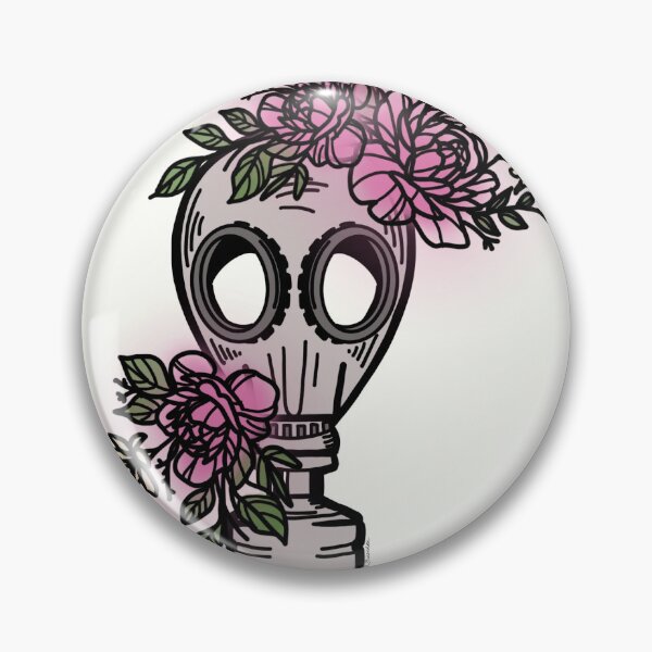 Item preview, Gaslighter (Gas Mask with Flowers) designed and sold by Faithmichele.