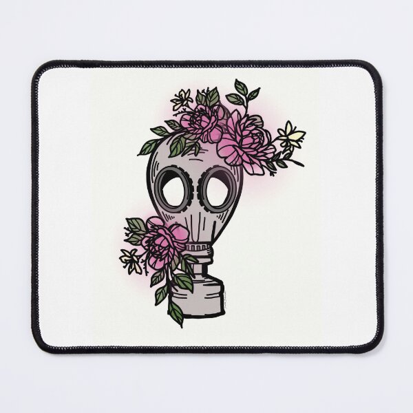 Item preview, Gaslighter (Gas Mask with Flowers) designed and sold by Faithmichele.