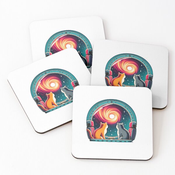 Item preview, Stellar Canine Watch: Dogs Witnessing Cosmic Event - Galactic Journey designed and sold by MatPigeon.