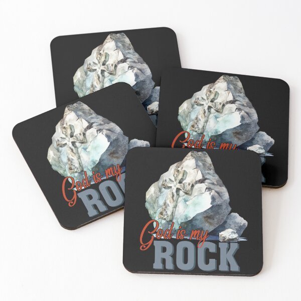 Item preview, God is my rock designed and sold by WideIsTheGate.