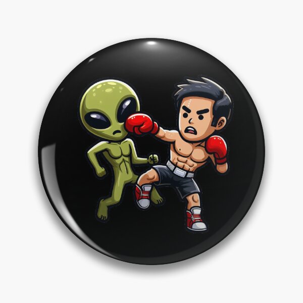 Item preview, Cosmic Knockout: Alien vs Human Boxing Duel - Kickboxing designed and sold by Shtex.