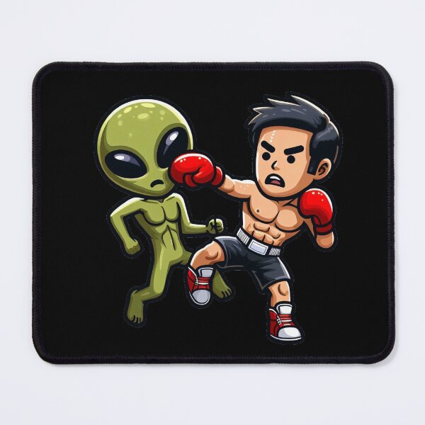 Item preview, Cosmic Knockout: Alien vs Human Boxing Duel - Kickboxing designed and sold by Shtex.