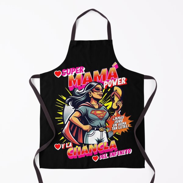 Item preview, HAPPY MOTHERS DAY, SUPER MOM POWER AND THE INFINITY FLIP-FLOP (BLACK BACKGROUND) designed and sold by Cadenas22.