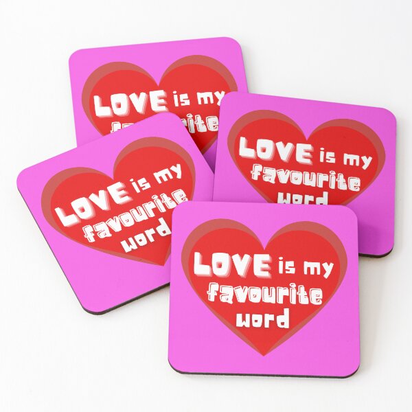 Item preview, LOVE is my favourite word 002 designed and sold by The Wheezy Wizard.