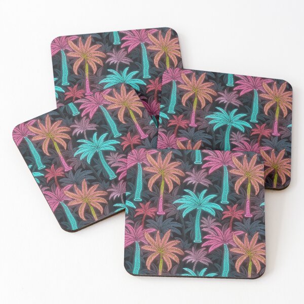 Item preview, Neon Palm Tree Nights designed and sold by essentialimage.