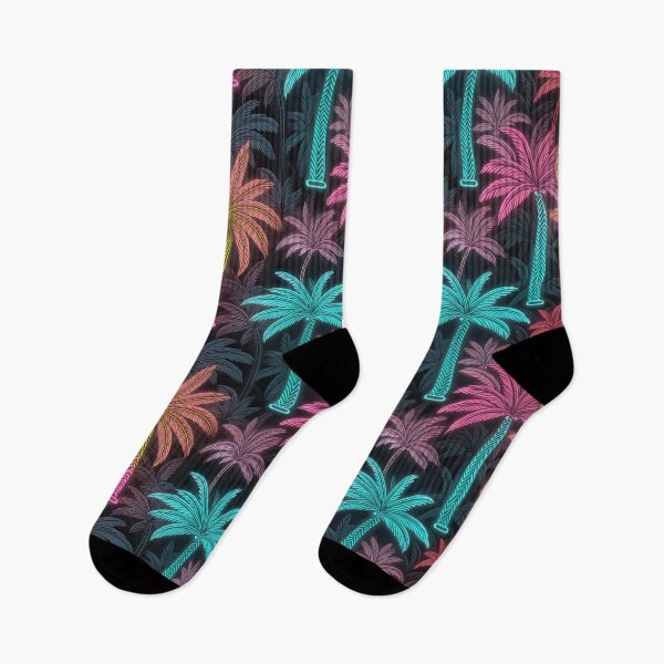 Item preview, Neon Palm Tree Nights designed and sold by essentialimage.