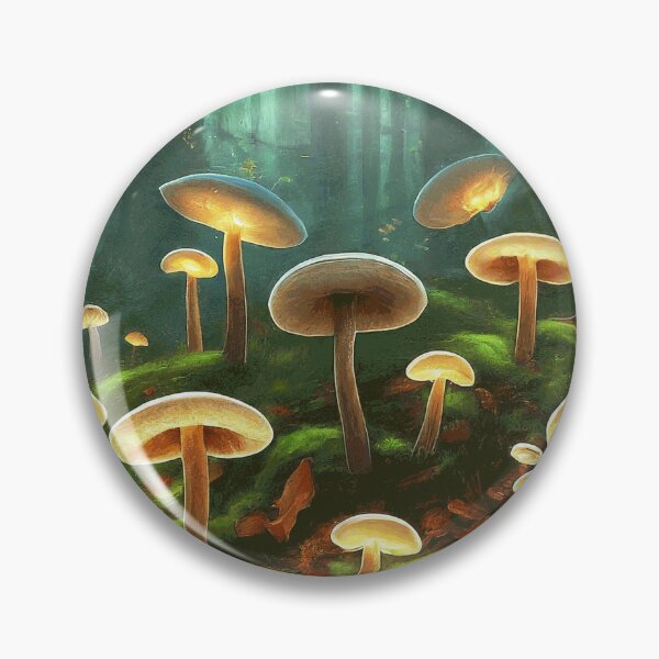 Item preview, Mushroom Magic: A Fantasy Forest Floor designed and sold by KinshipArts.