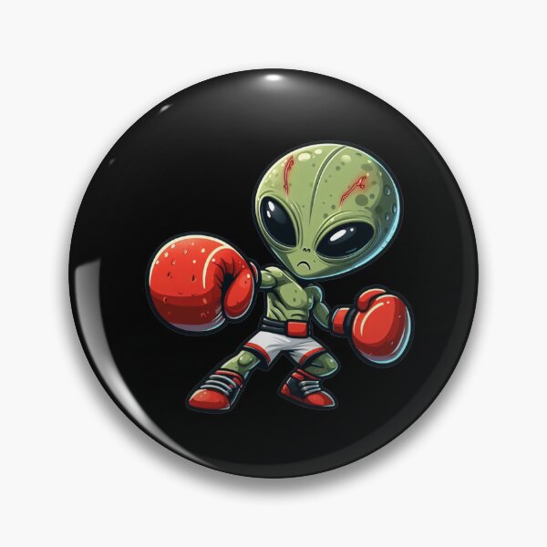 Item preview, Cosmic Punch: Quirky Alien Boxer - Unique Sci-Fi Sports designed and sold by Shtex.