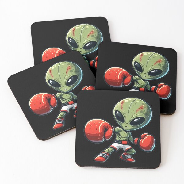 Item preview, Cosmic Punch: Quirky Alien Boxer - Unique Sci-Fi Sports designed and sold by Shtex.