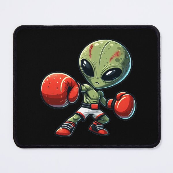 Item preview, Cosmic Punch: Quirky Alien Boxer - Unique Sci-Fi Sports designed and sold by Shtex.