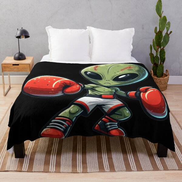 Item preview, Cosmic Punch: Quirky Alien Boxer - Unique Sci-Fi Sports designed and sold by Shtex.