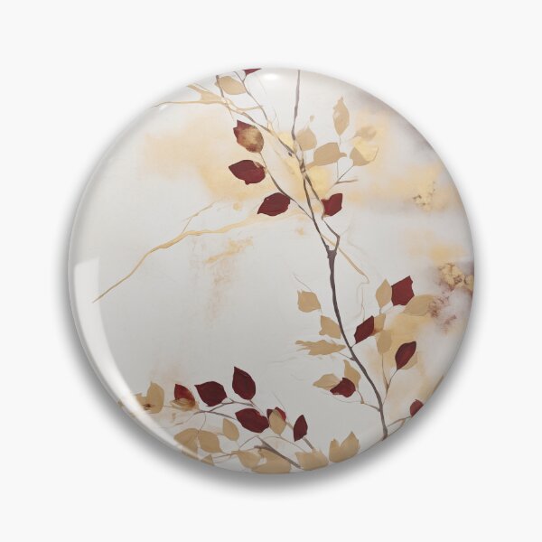 Item preview, Wabi sabi kintsugi berry and gold designed and sold by filigreedigital.