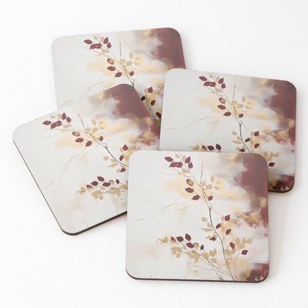Item preview, Wabi sabi kintsugi berry and gold designed and sold by filigreedigital.