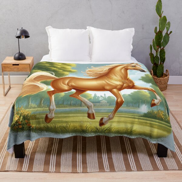 Item preview, Magnificent Thoroughbred Horse - Equestrian Art Print designed and sold by lloreleya.