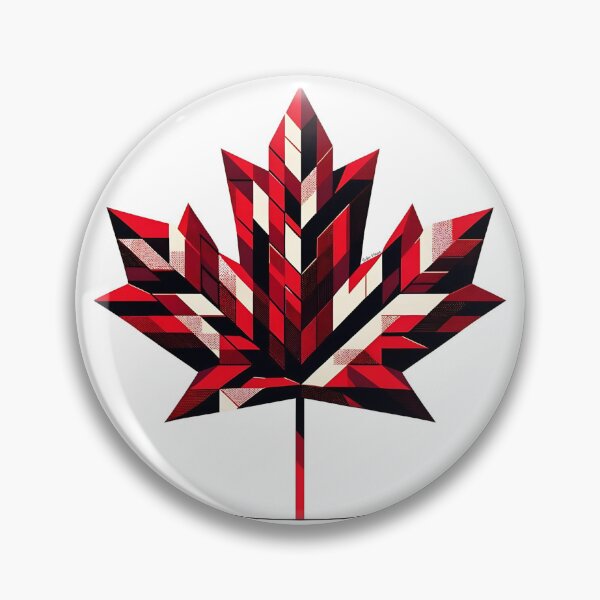 Item preview, Geometric Maple Leaf V2 designed and sold by Sticker-mama.